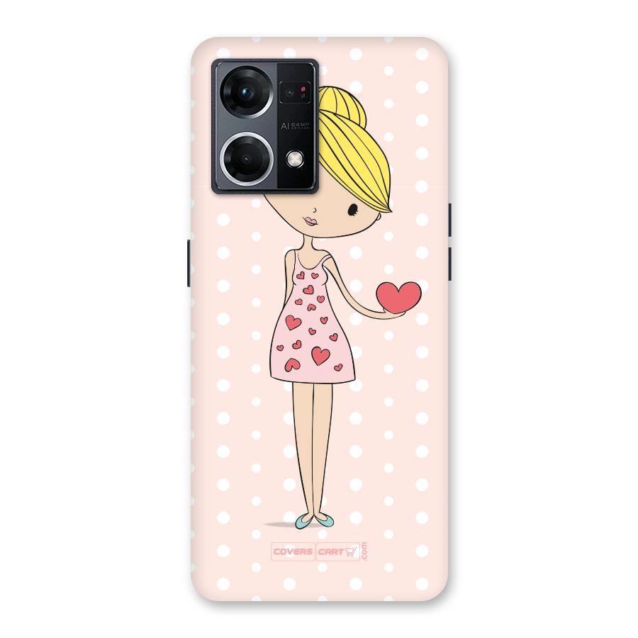 My Innocent Heart Glass Back Case for Oppo F21 Pro 5G