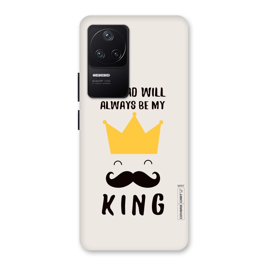 My King Dad Back Case for Poco F4 5G