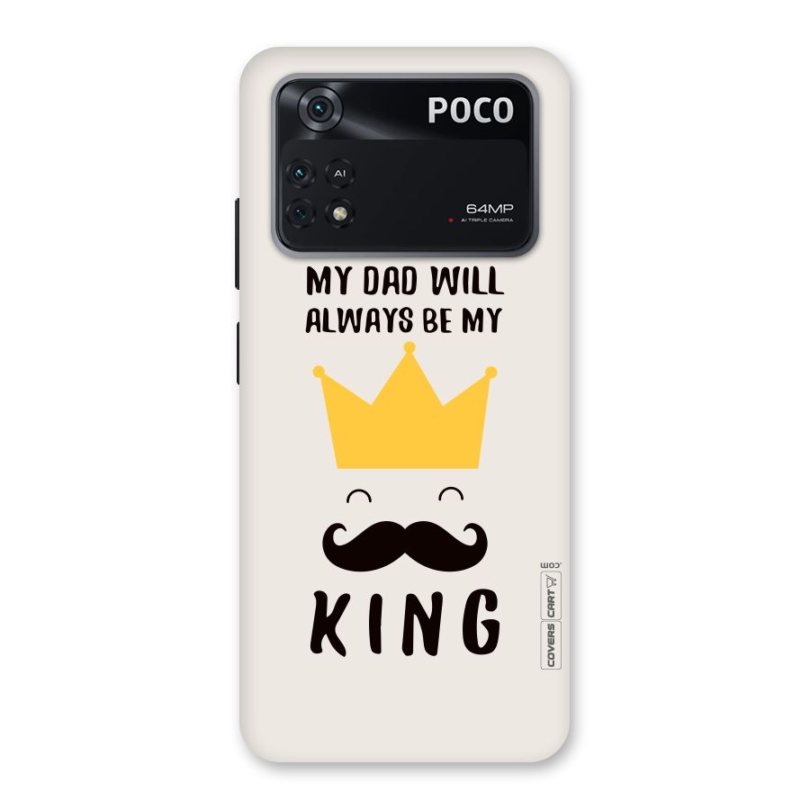 My King Dad Back Case for Poco M4 Pro 4G