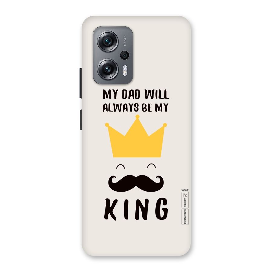 My King Dad Back Case for Redmi K50i