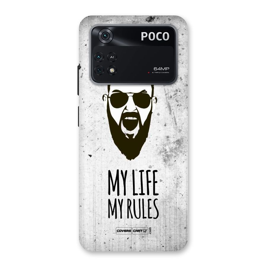 My Life My Rules Back Case for Poco M4 Pro 4G