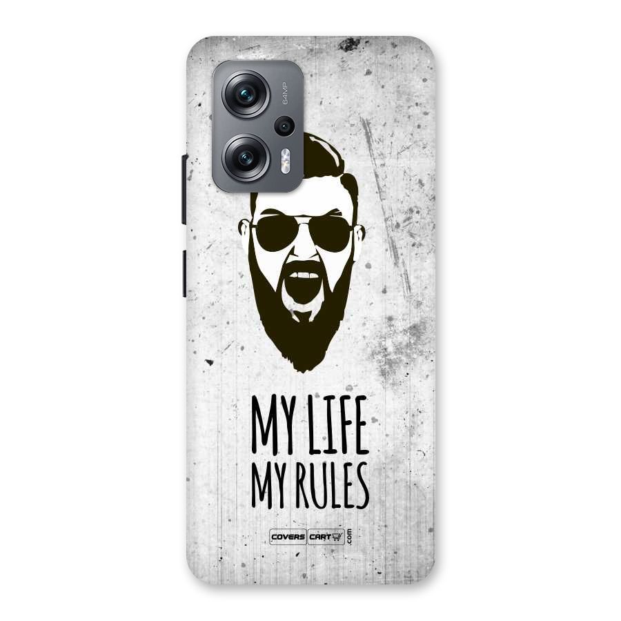 My Life My Rules Back Case for Redmi K50i