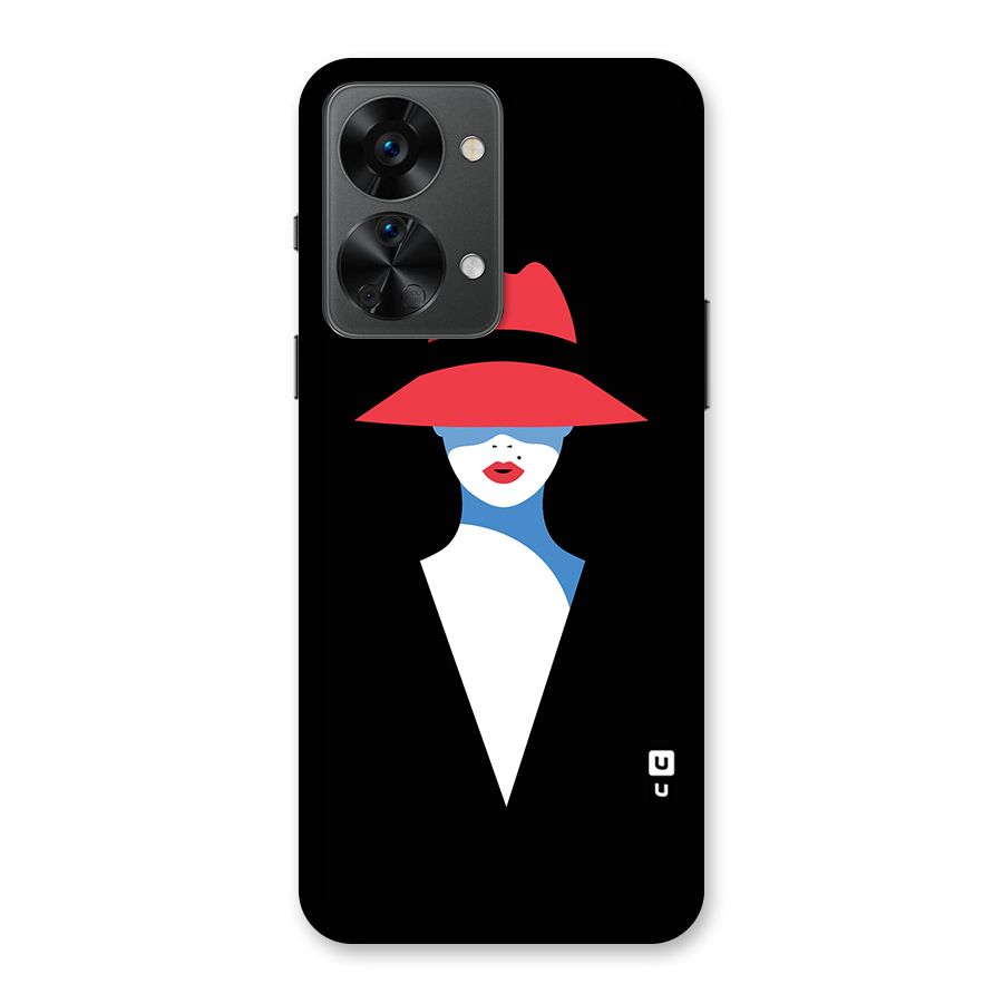 Mysterious Woman Illustration Back Case for OnePlus Nord 2T