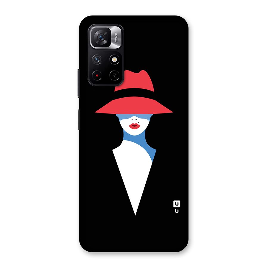 Mysterious Woman Illustration Back Case for Redmi Note 11T 5G