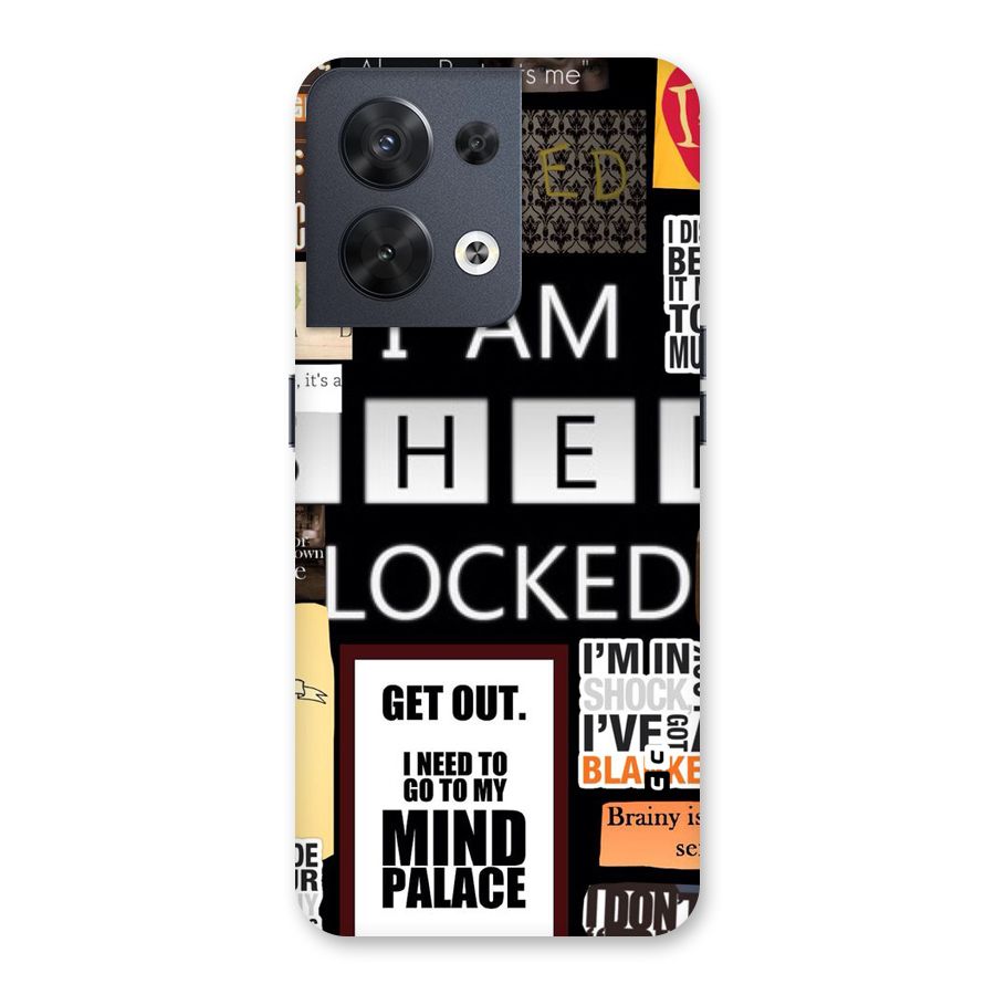 Mystery Pattern Back Case for Oppo Reno8 5G