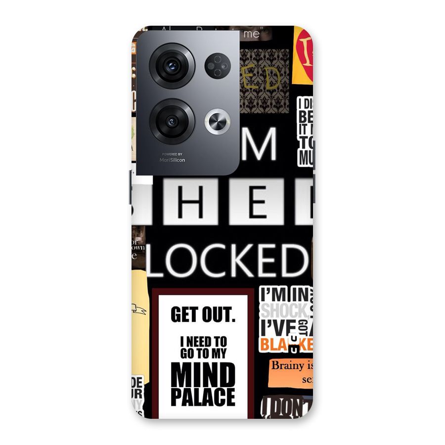 Mystery Pattern Back Case for Oppo Reno8 Pro 5G