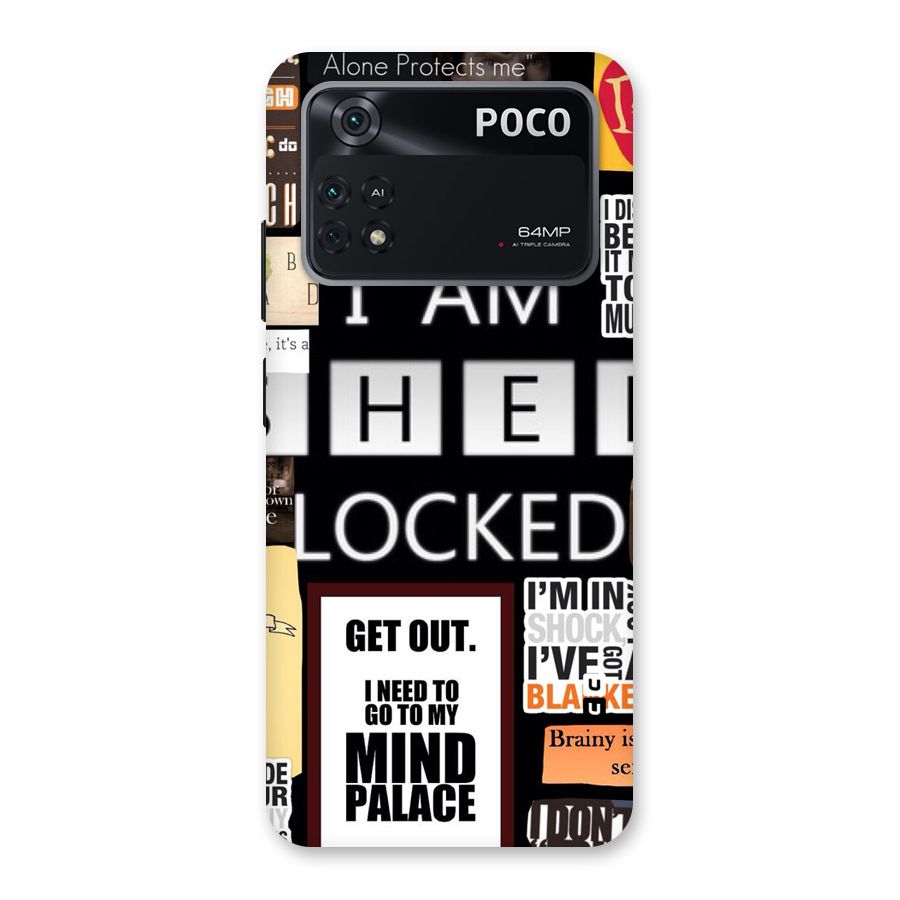 Mystery Pattern Back Case for Poco M4 Pro 4G