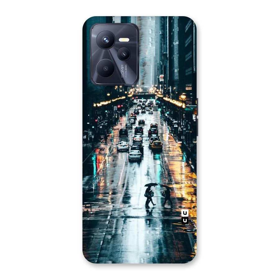 NY Streets Rainy Back Case for Realme C35