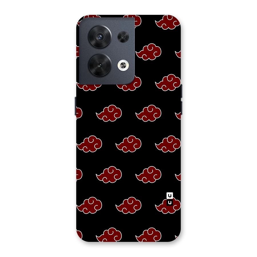 Naruto Akatsuki Pattern Back Case for Oppo Reno8 5G
