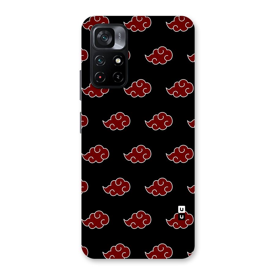 Naruto Akatsuki Pattern Back Case for Poco M4 Pro 5G