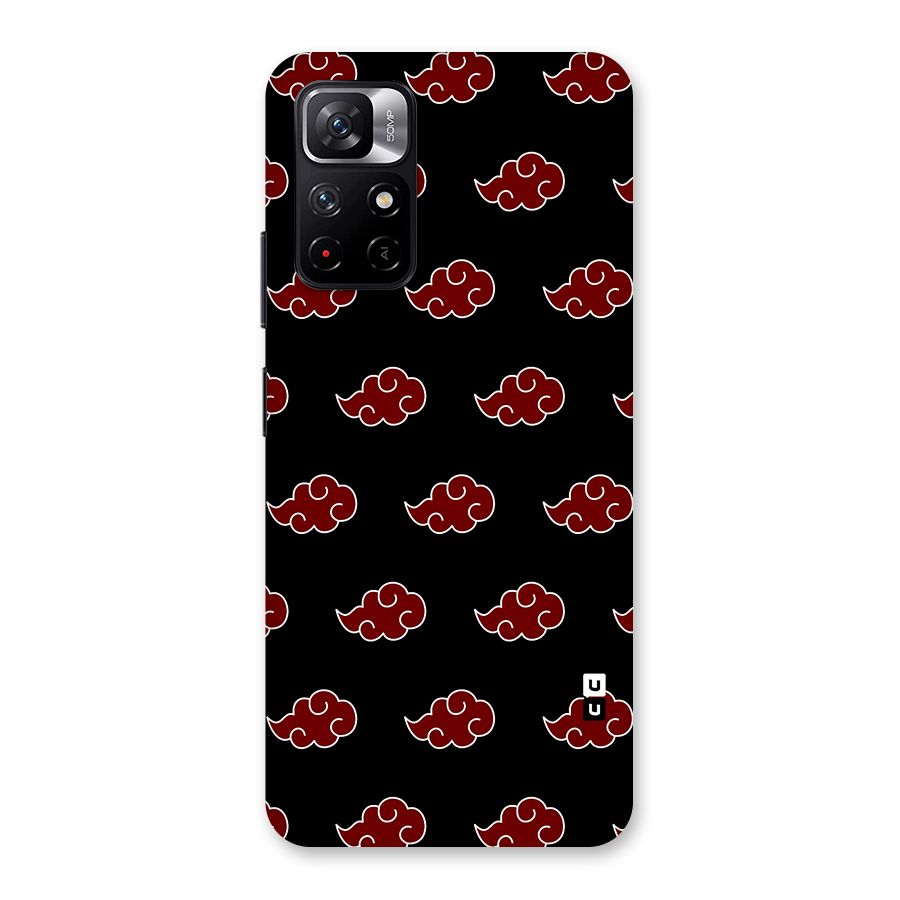 Naruto Akatsuki Pattern Back Case for Redmi Note 11T 5G