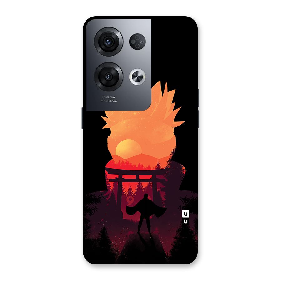 Naruto Anime Sunset Art Back Case for Oppo Reno8 Pro 5G