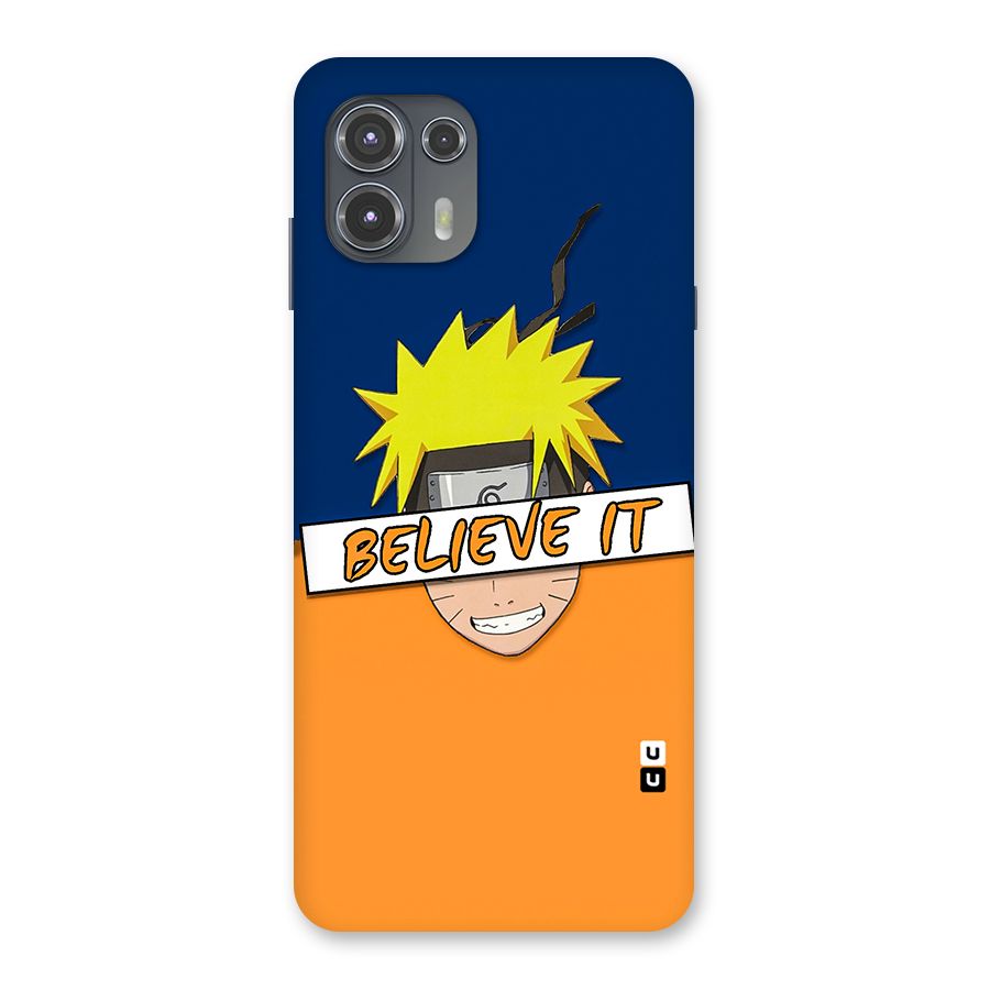 Naruto Believe It Back Case for Motorola Edge 20 Fusion