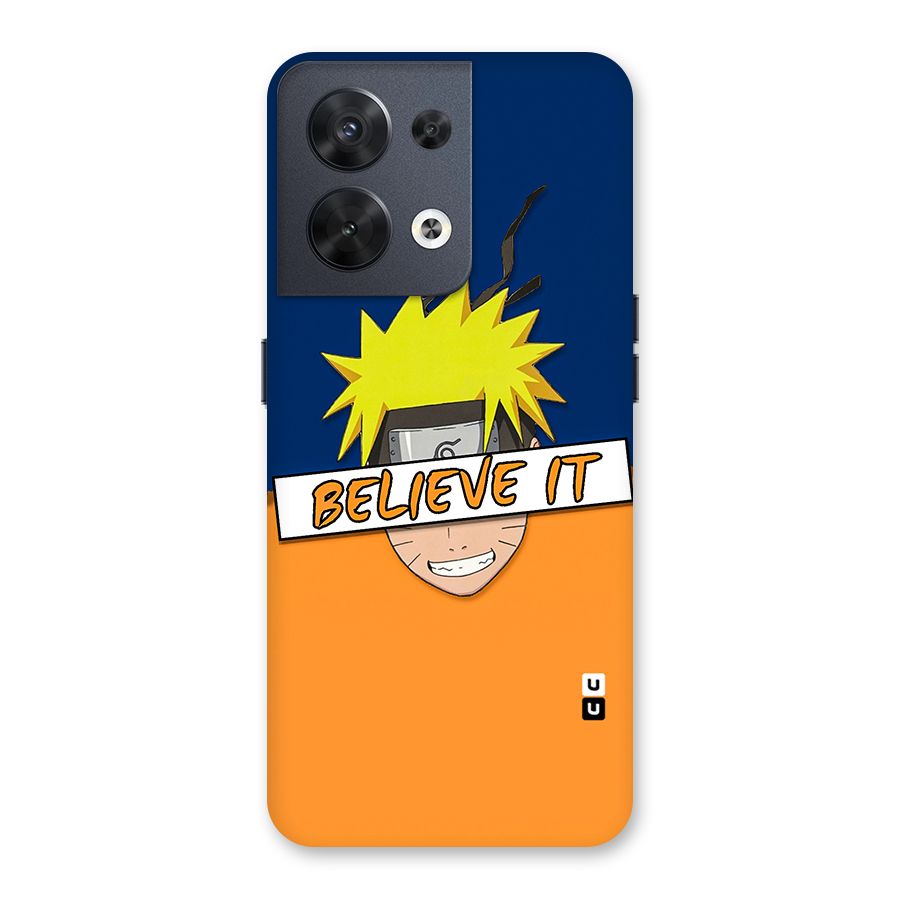 Naruto Believe It Back Case for Oppo Reno8 5G