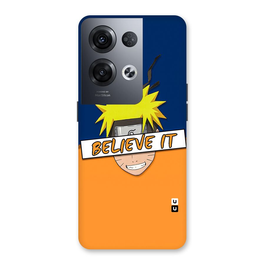 Naruto Believe It Back Case for Oppo Reno8 Pro 5G