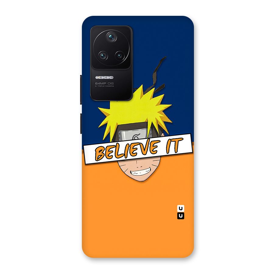 Naruto Believe It Back Case for Poco F4 5G