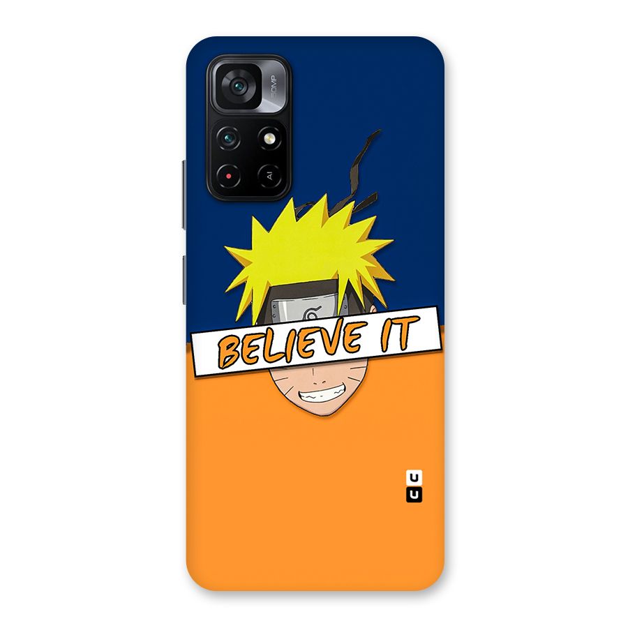 Naruto Believe It Back Case for Poco M4 Pro 5G