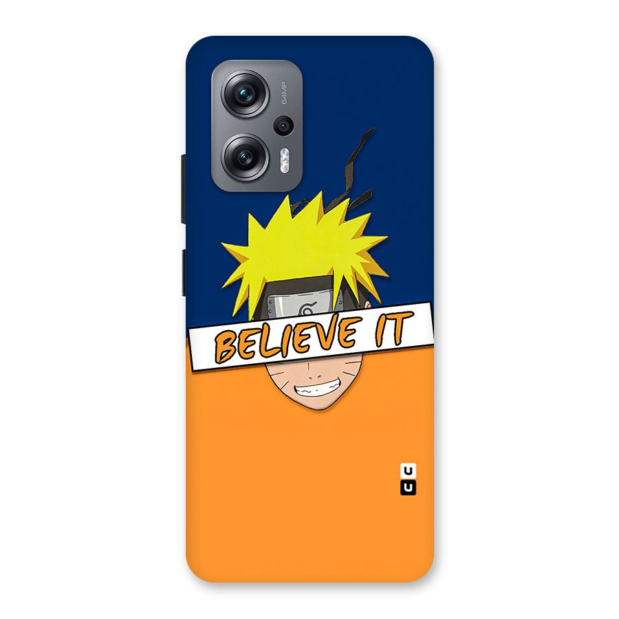 Naruto Believe It Back Case for Redmi K50i