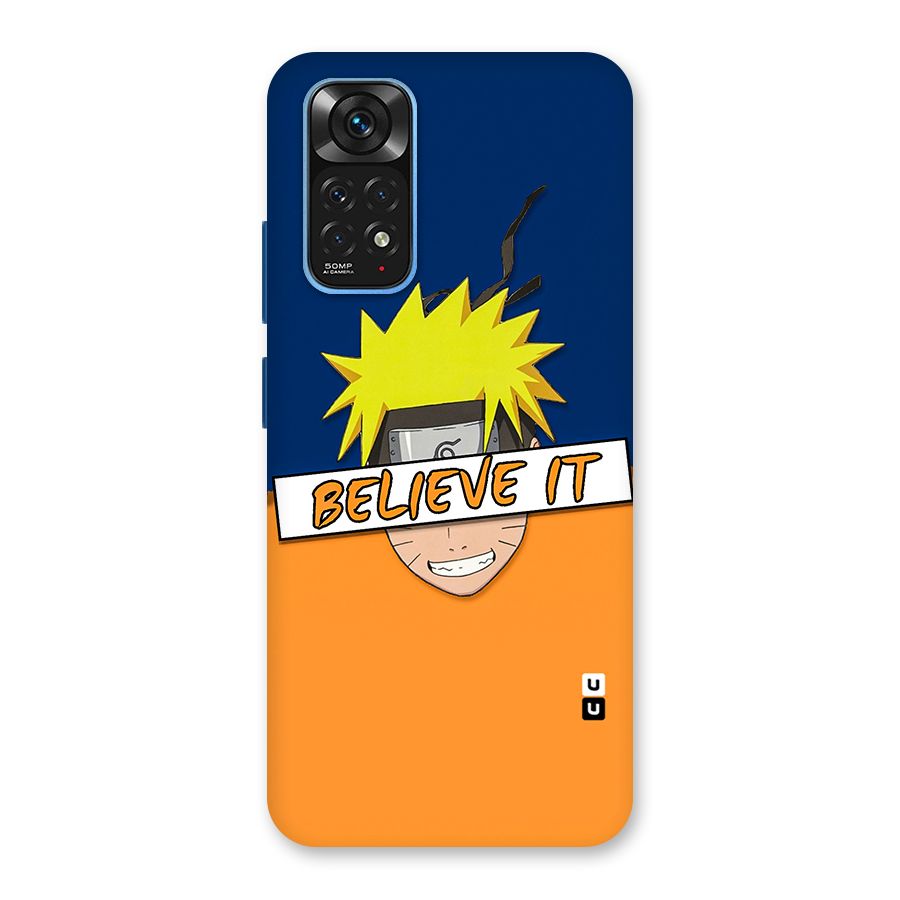 Naruto Believe It Back Case for Redmi Note 11S