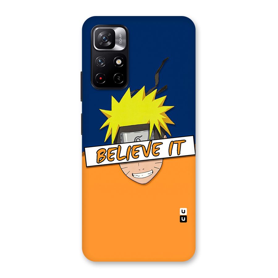 Naruto Believe It Back Case for Redmi Note 11T 5G