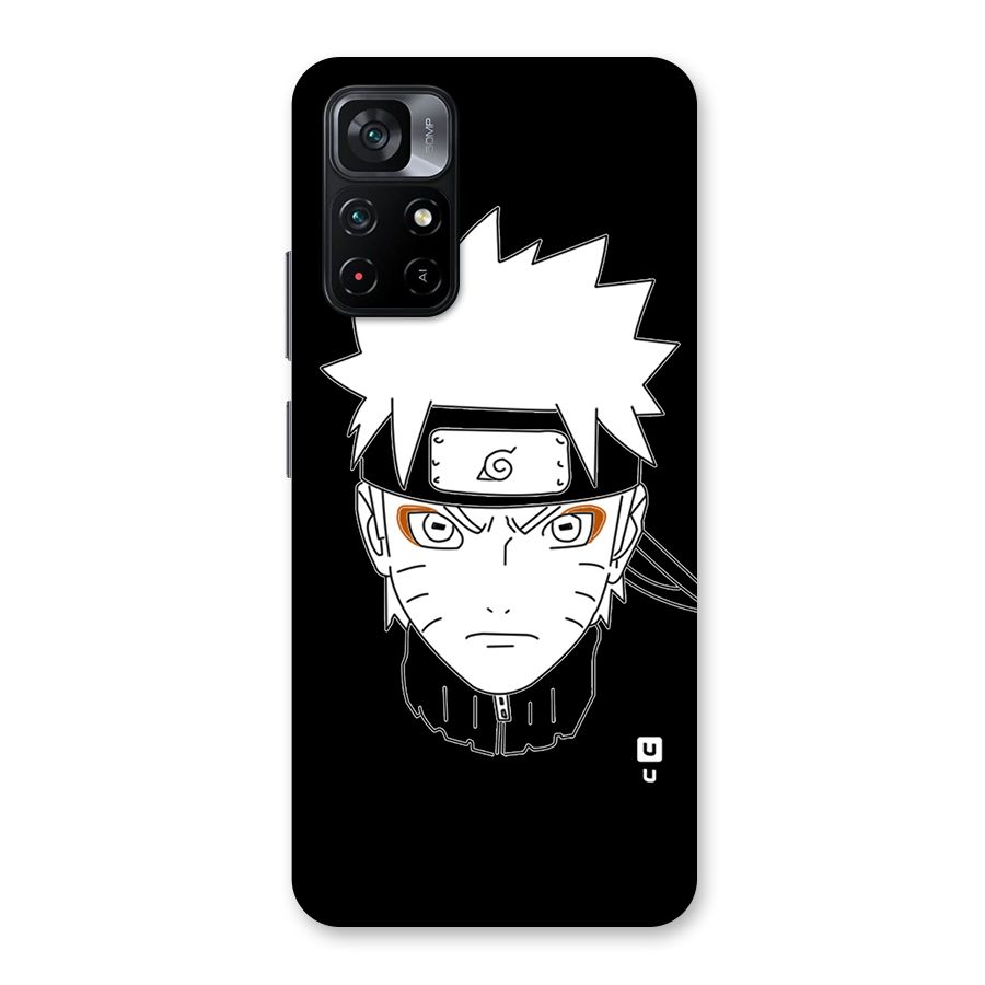 Naruto Black and White Art Back Case for Poco M4 Pro 5G
