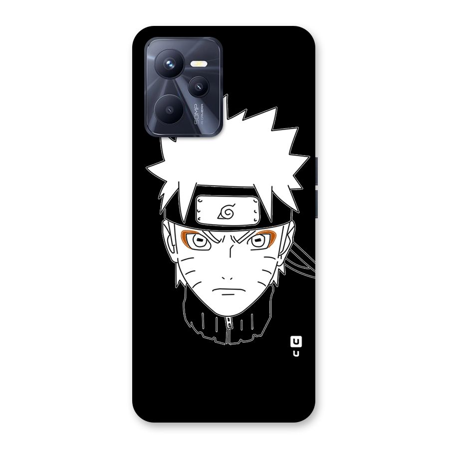 Naruto Black and White Art Back Case for Realme C35