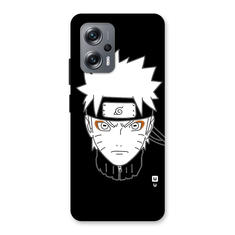 Naruto Black and White Art Back Case for Redmi K50i