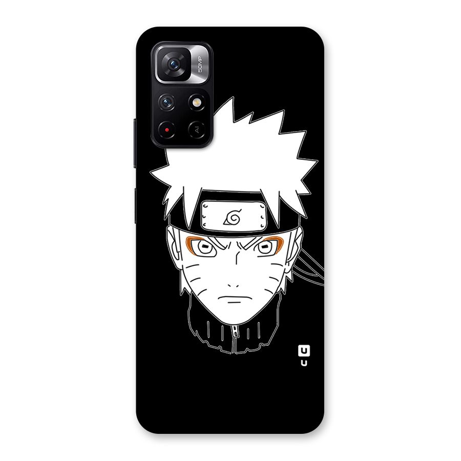 Naruto Black and White Art Back Case for Redmi Note 11T 5G