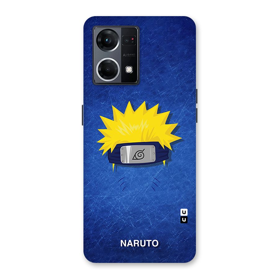 Naruto Headband Minimal Glass Back Case for Oppo F21 Pro 5G