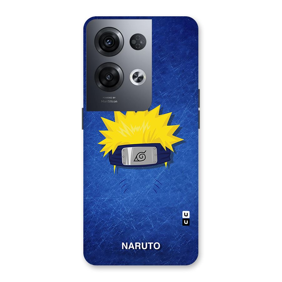 Naruto Headband Minimal Back Case for Oppo Reno8 Pro 5G