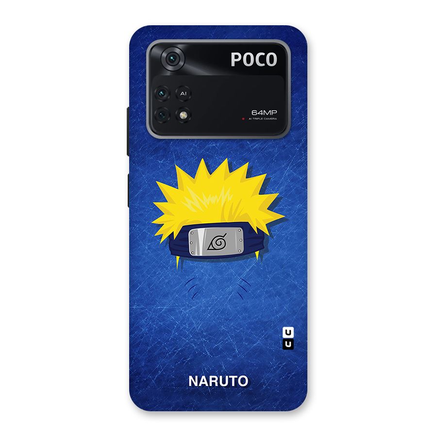 Naruto Headband Minimal Back Case for Poco M4 Pro 4G