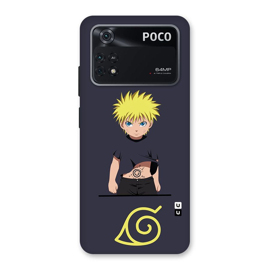 Naruto Kid Back Case for Poco M4 Pro 4G