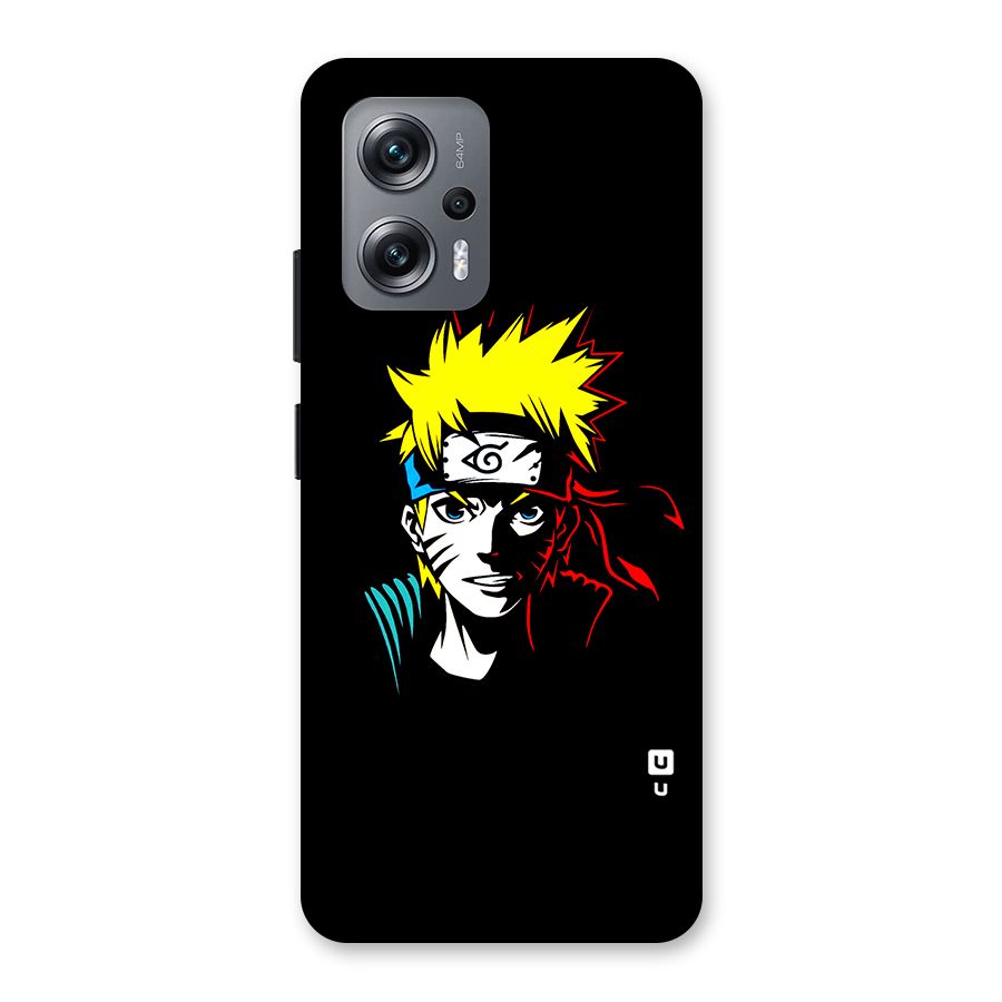 Naruto Pen Sketch Art Back Case for Redmi K50i