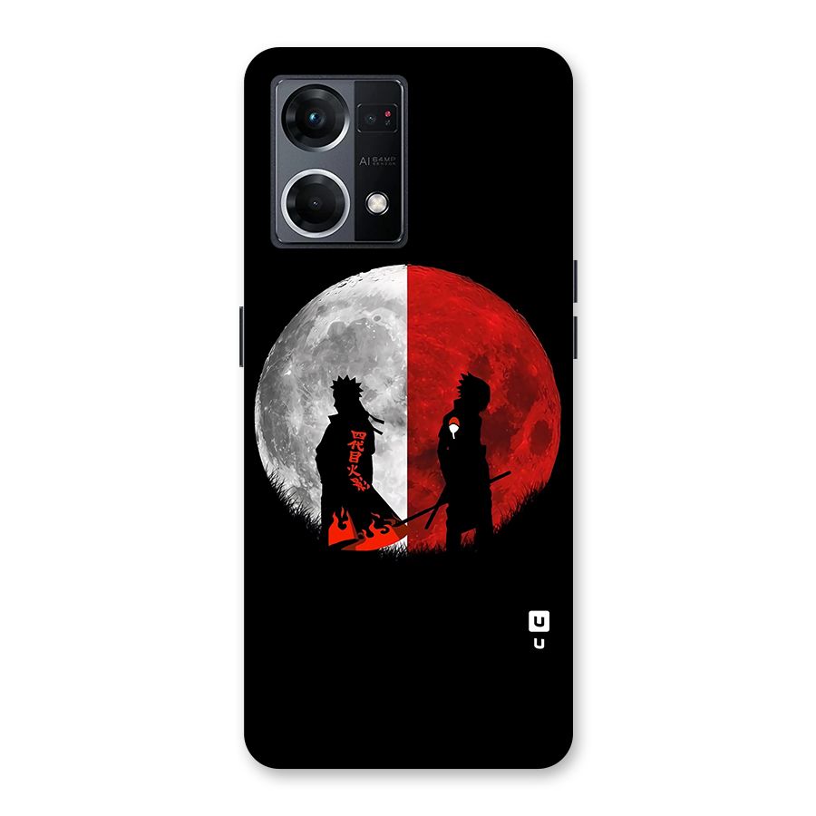 Naruto Shadow Hokage Moon Glass Back Case for Oppo F21 Pro 5G