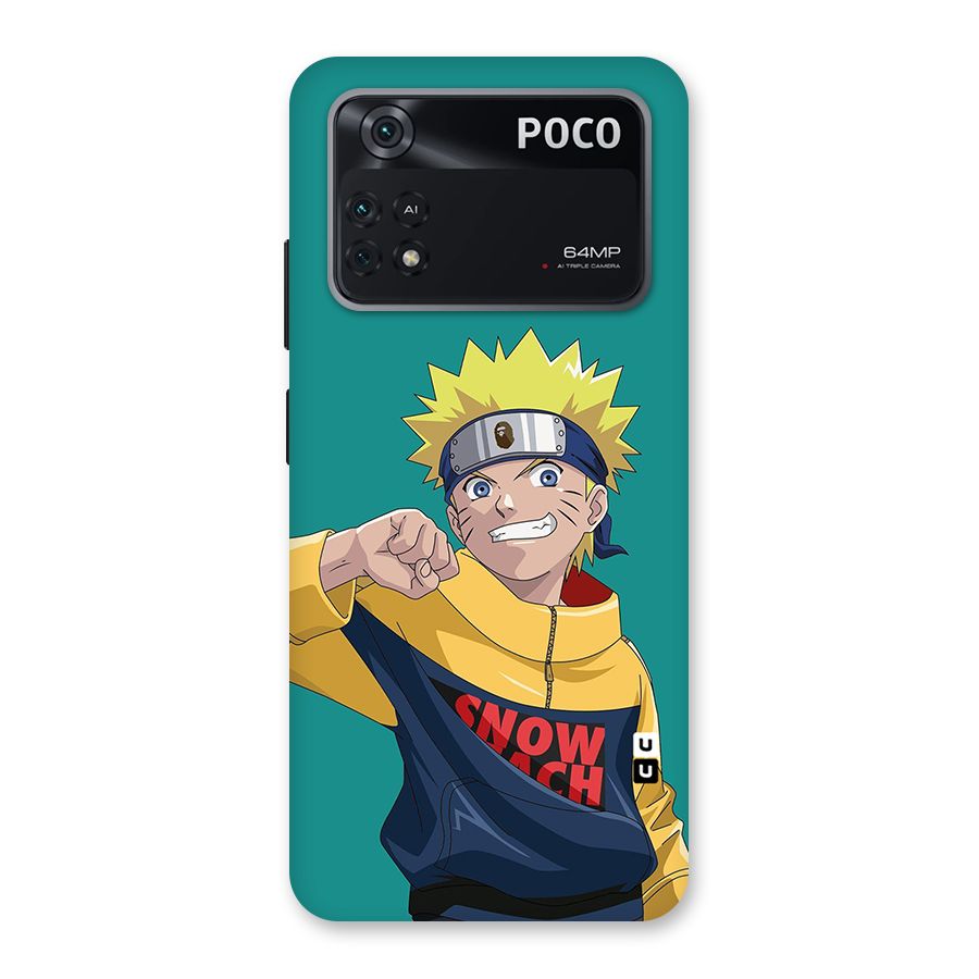 Naruto Snow Beach Art Back Case for Poco M4 Pro 4G