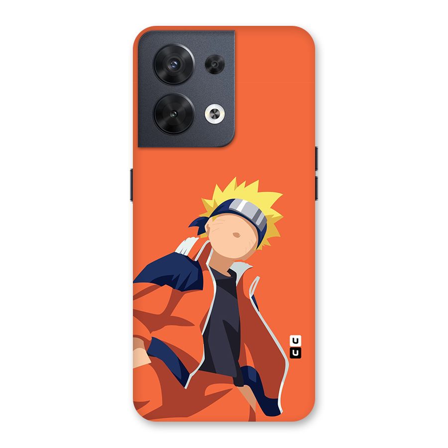 Naruto Uzumaki Minimalist Back Case for Oppo Reno8 5G