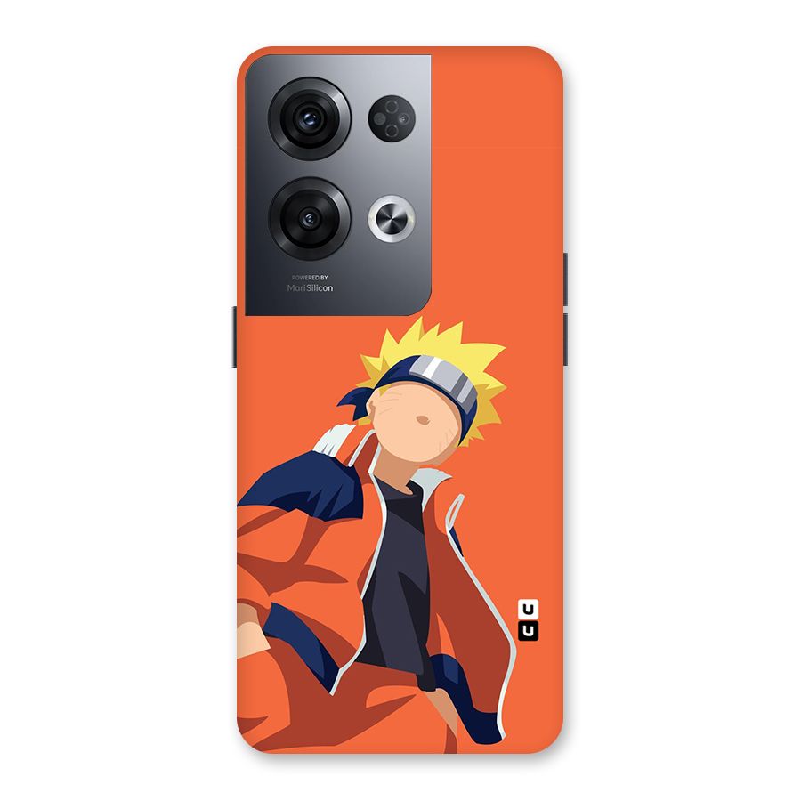 Naruto Uzumaki Minimalist Back Case for Oppo Reno8 Pro 5G