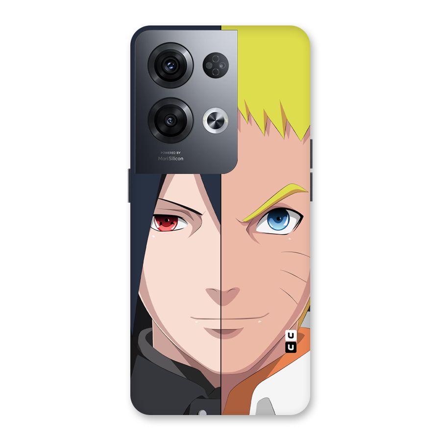Naruto and Sasuke Back Case for Oppo Reno8 Pro 5G