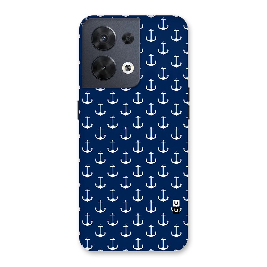 Nautical Pattern Back Case for Oppo Reno8 5G