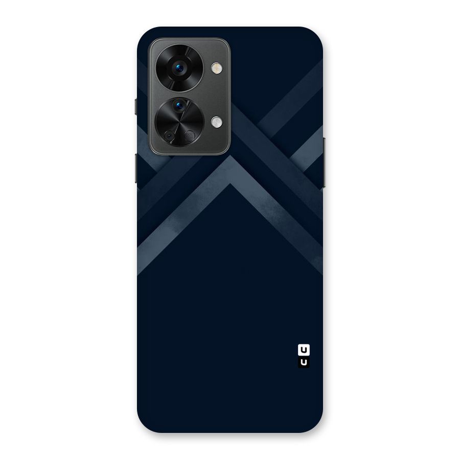 Navy Blue Arrow Back Case for OnePlus Nord 2T