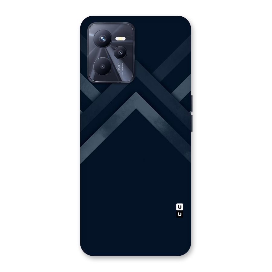 Navy Blue Arrow Back Case for Realme C35