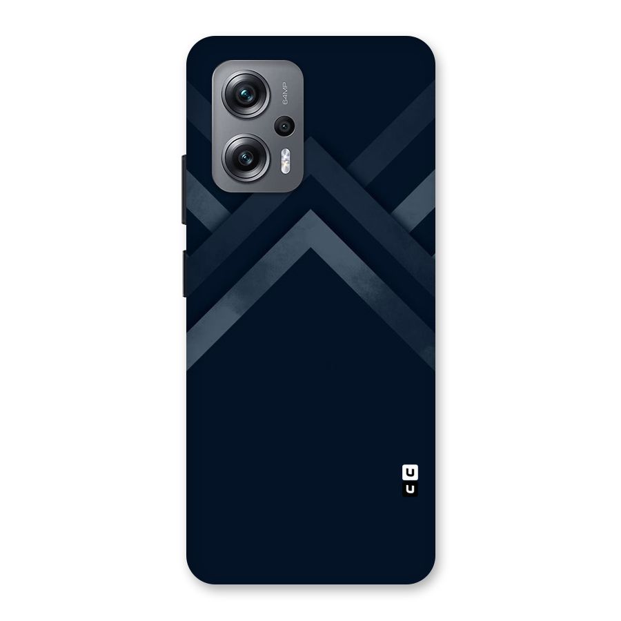 Navy Blue Arrow Back Case for Redmi K50i