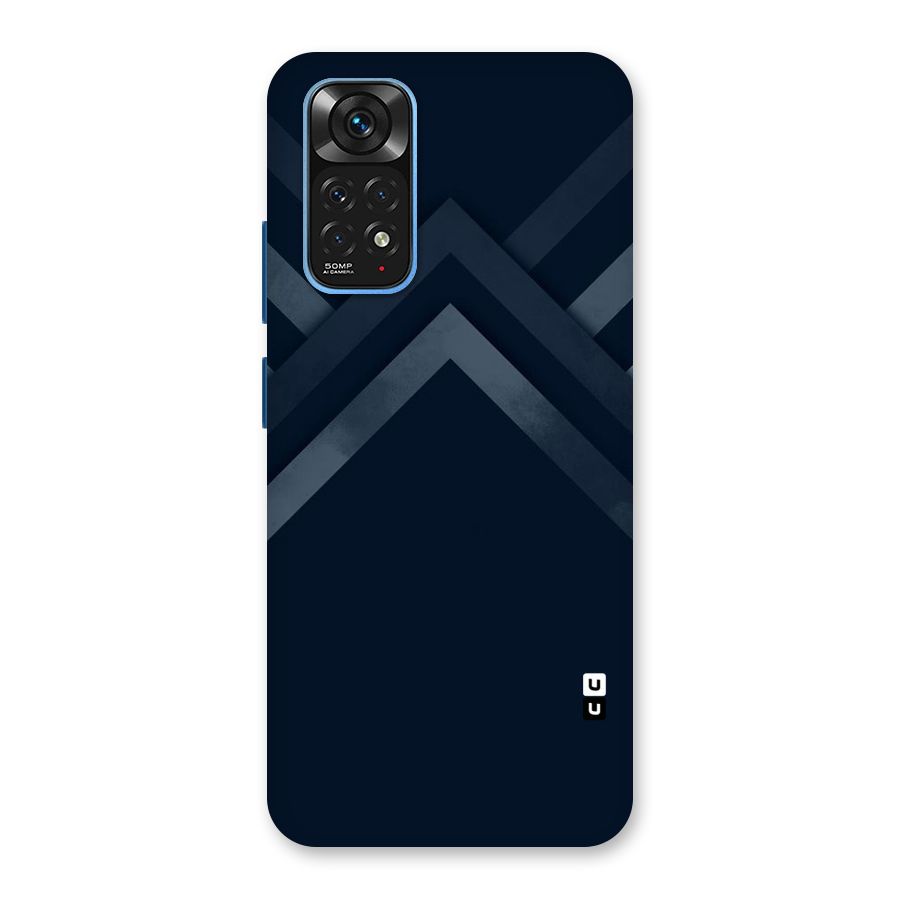 Navy Blue Arrow Back Case for Redmi Note 11S