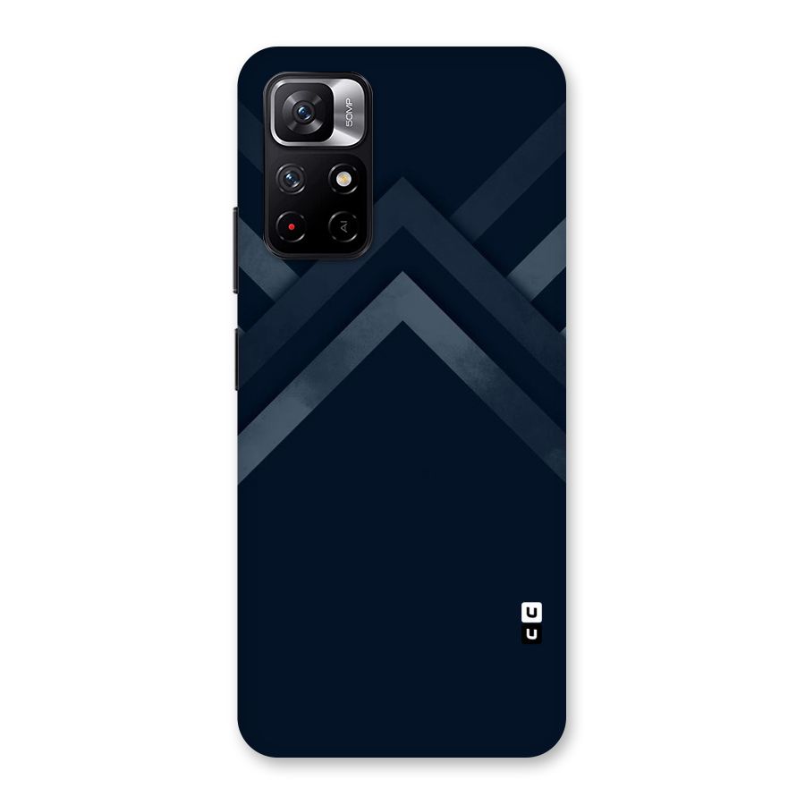 Navy Blue Arrow Back Case for Redmi Note 11T 5G