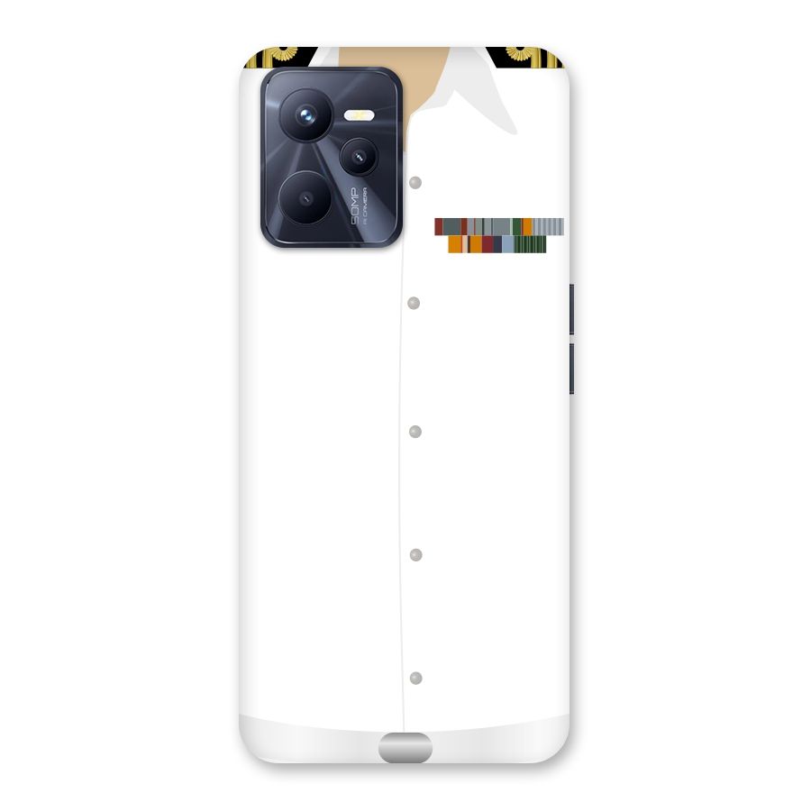 Navy Uniform Back Case for Realme C35