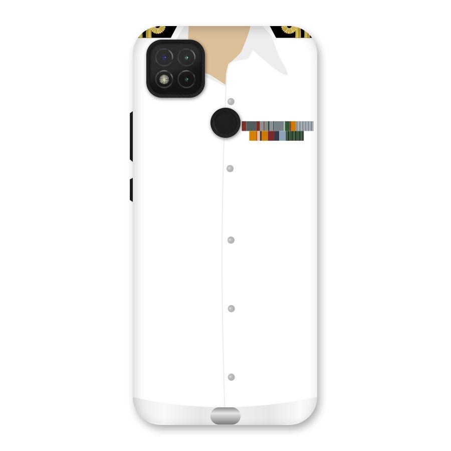 Navy Uniform Back Case for Redmi 9 Activ