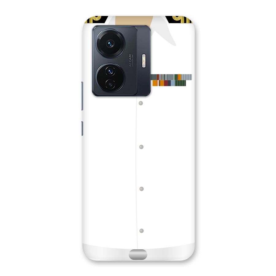 Navy Uniform Back Case for Vivo T1 Pro