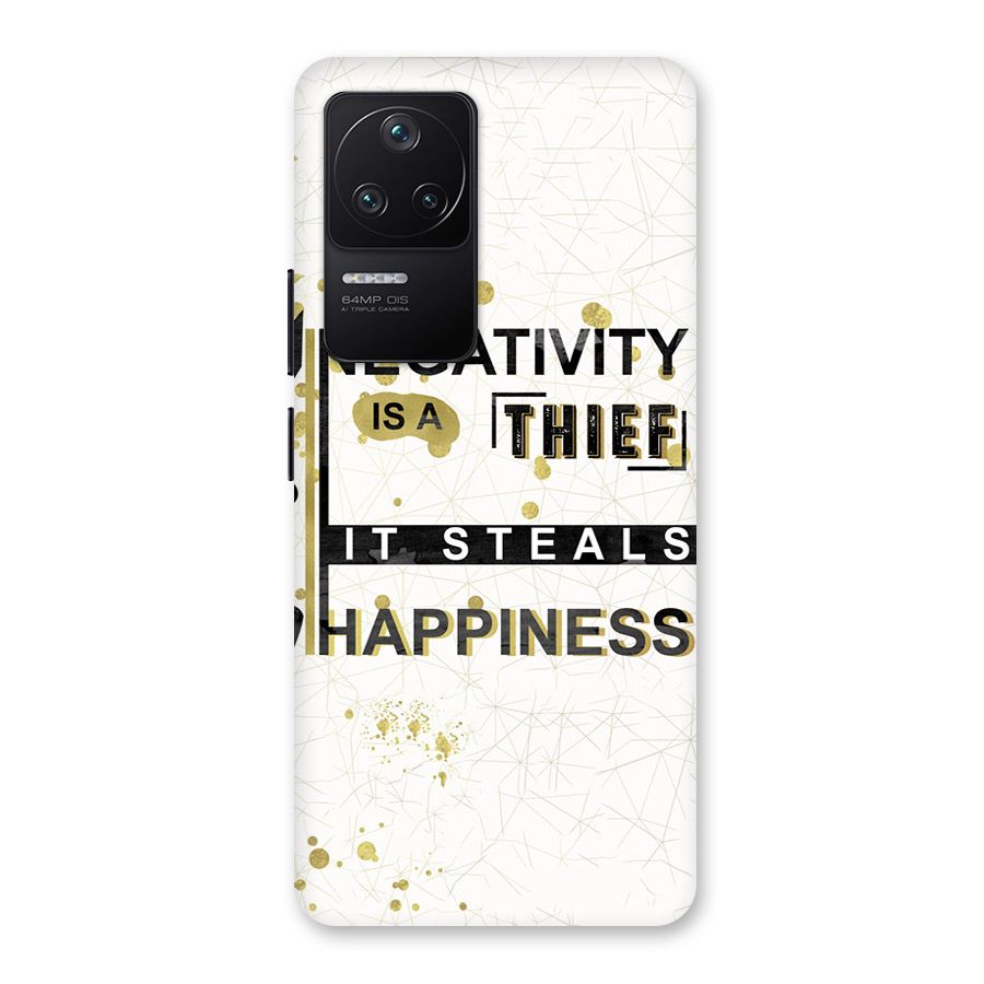 Negativity Thief Back Case for Poco F4 5G