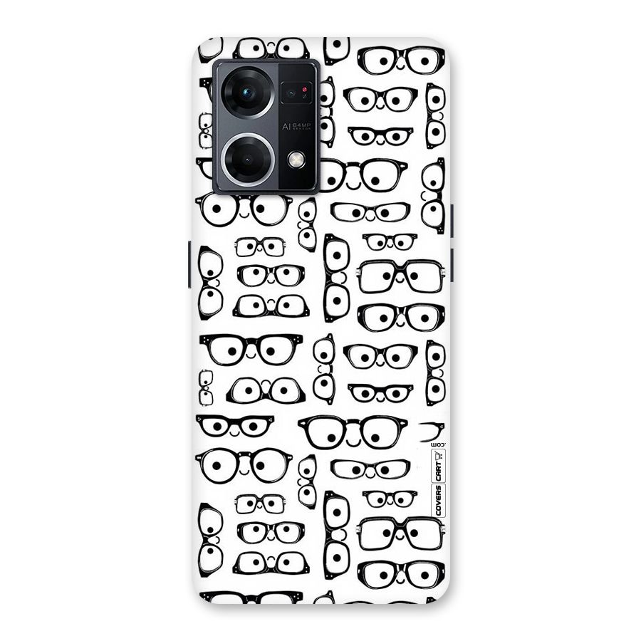 Nerdy Specs Glass Back Case for Oppo F21 Pro 5G