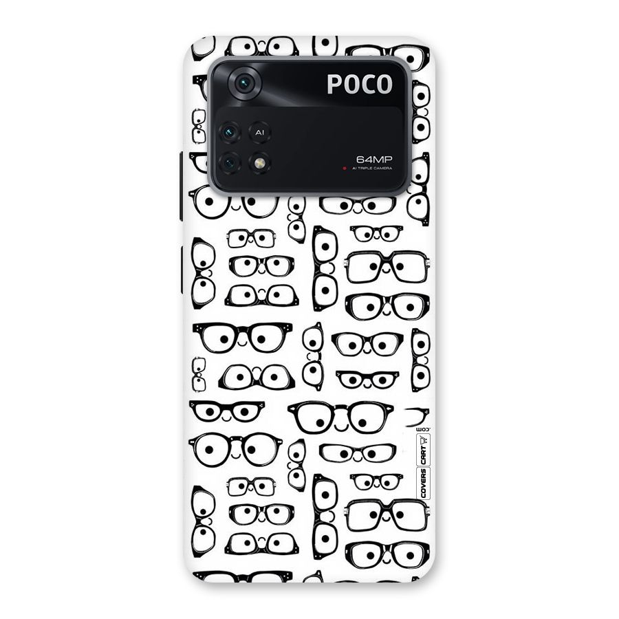 Nerdy Specs Back Case for Poco M4 Pro 4G